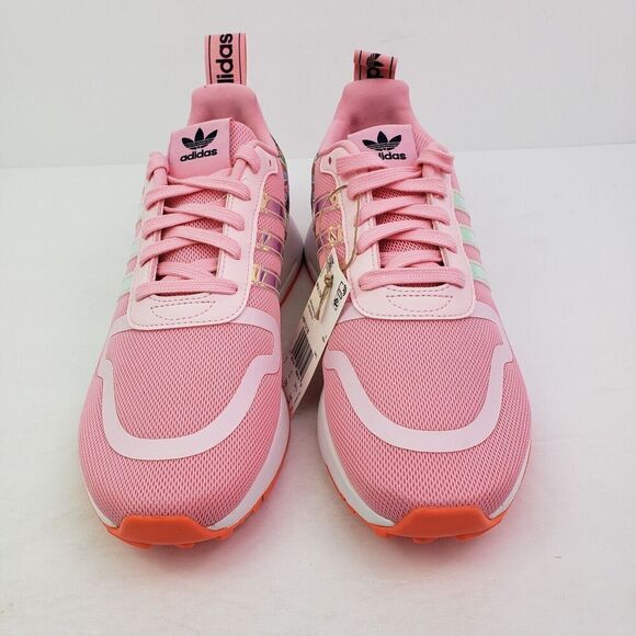 Adidas Multix J Girls Size 6.5Y Womens Sz 7.5 Pink Floral Sneaker Shoes HR1218 - Picture 4 of 8